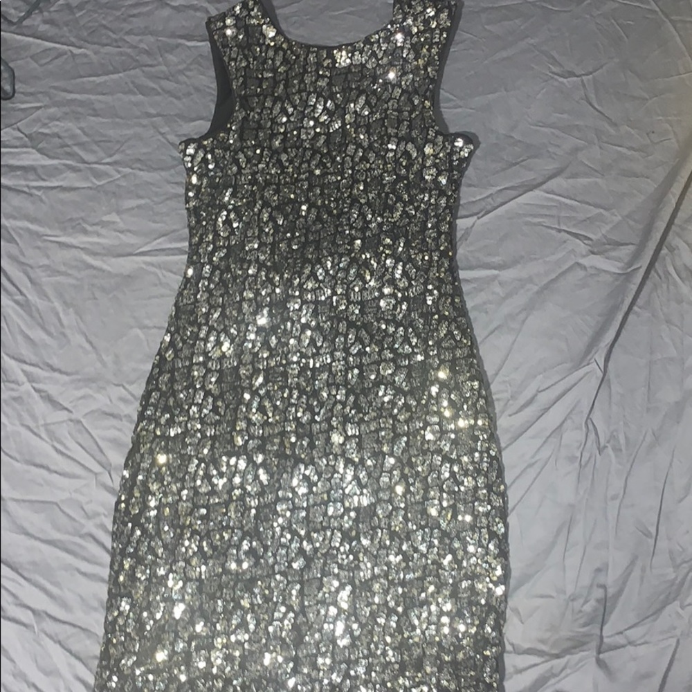 GUESS black sequin dress